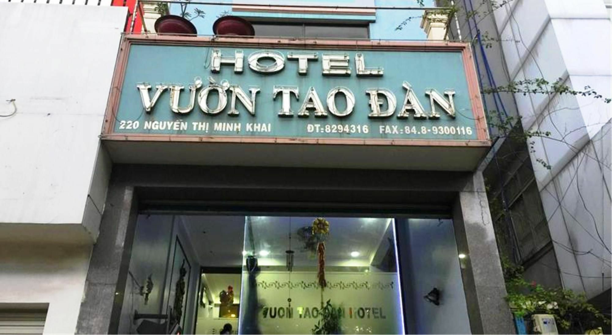 Vuon Tao Dan Hotel Ho Chi Minh-stad Buitenkant foto